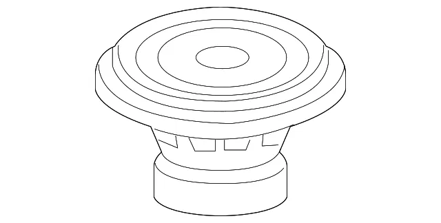 Front Dr Speaker - Passenger Side (RH) - Kia (96310-2F501)