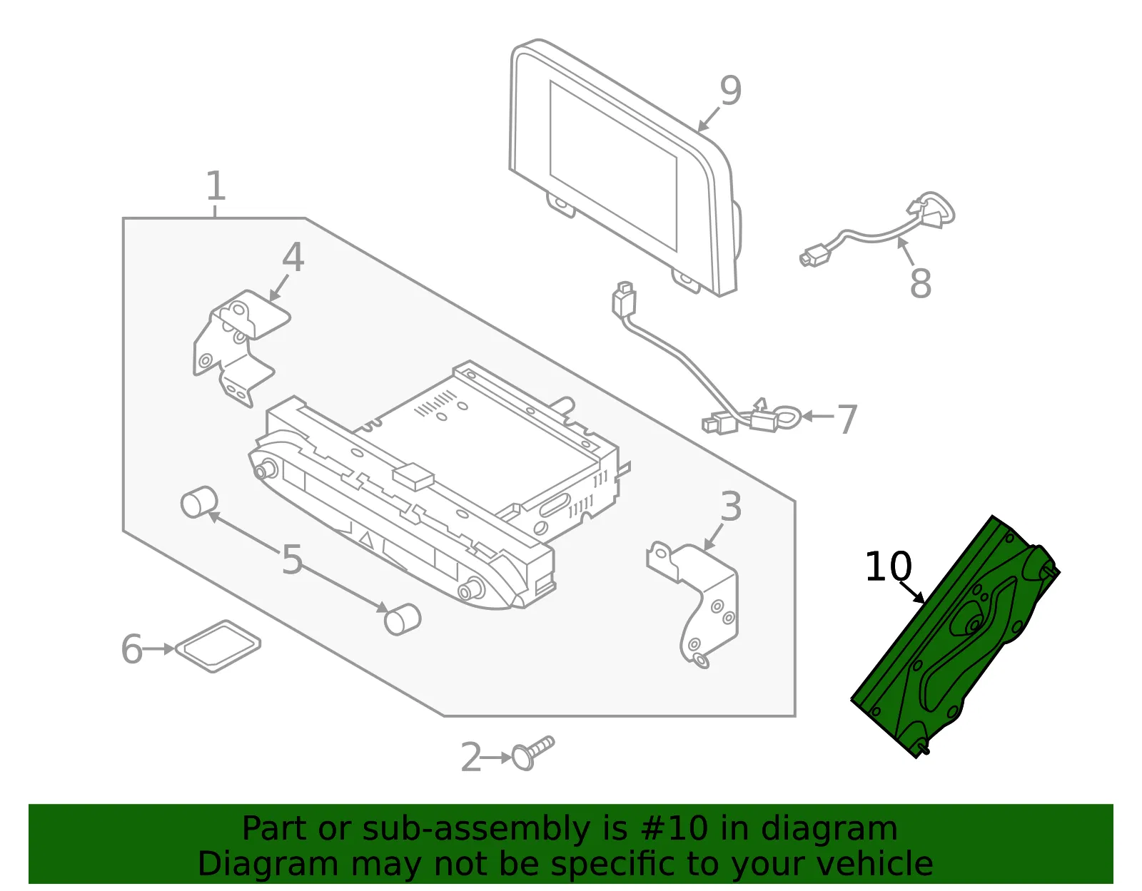 Amplifier - Kia (96370-J5000) - view 2