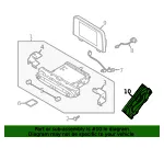 Amplifier - Kia (96370-J5050) - view 4