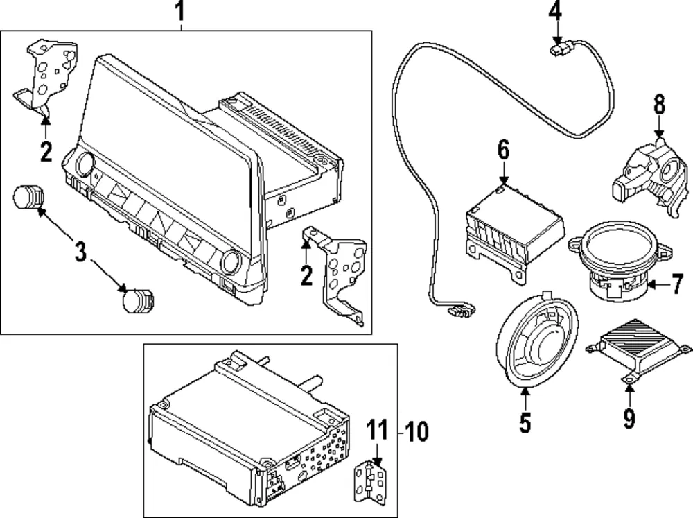 Amplifier - Kia (96370-Q5310)