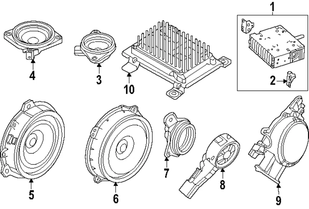 Amplifier - Kia (96370-R0350)