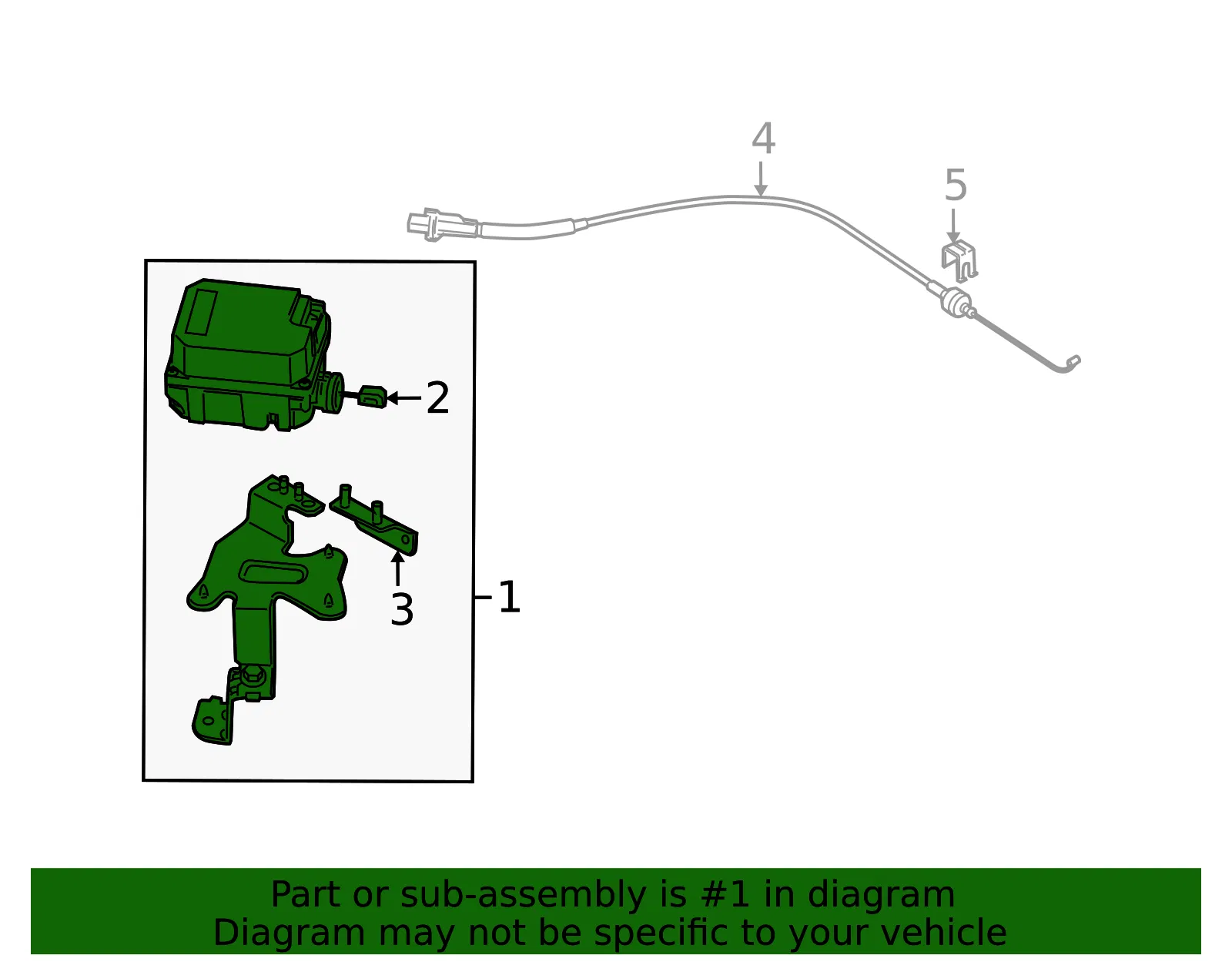 Actuator Assembly - Kia (96400-2F000) - view 2