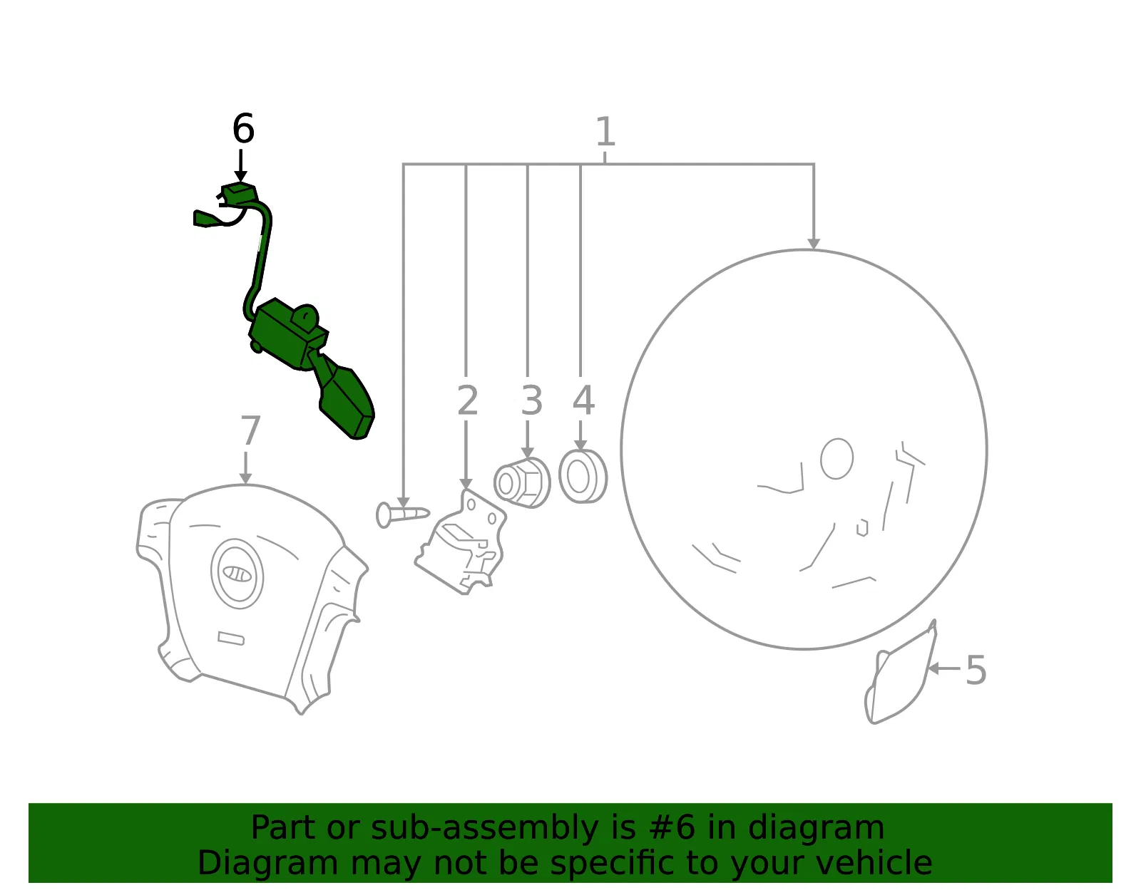 On/Off Switch - Kia (96440-1F105) - view 2