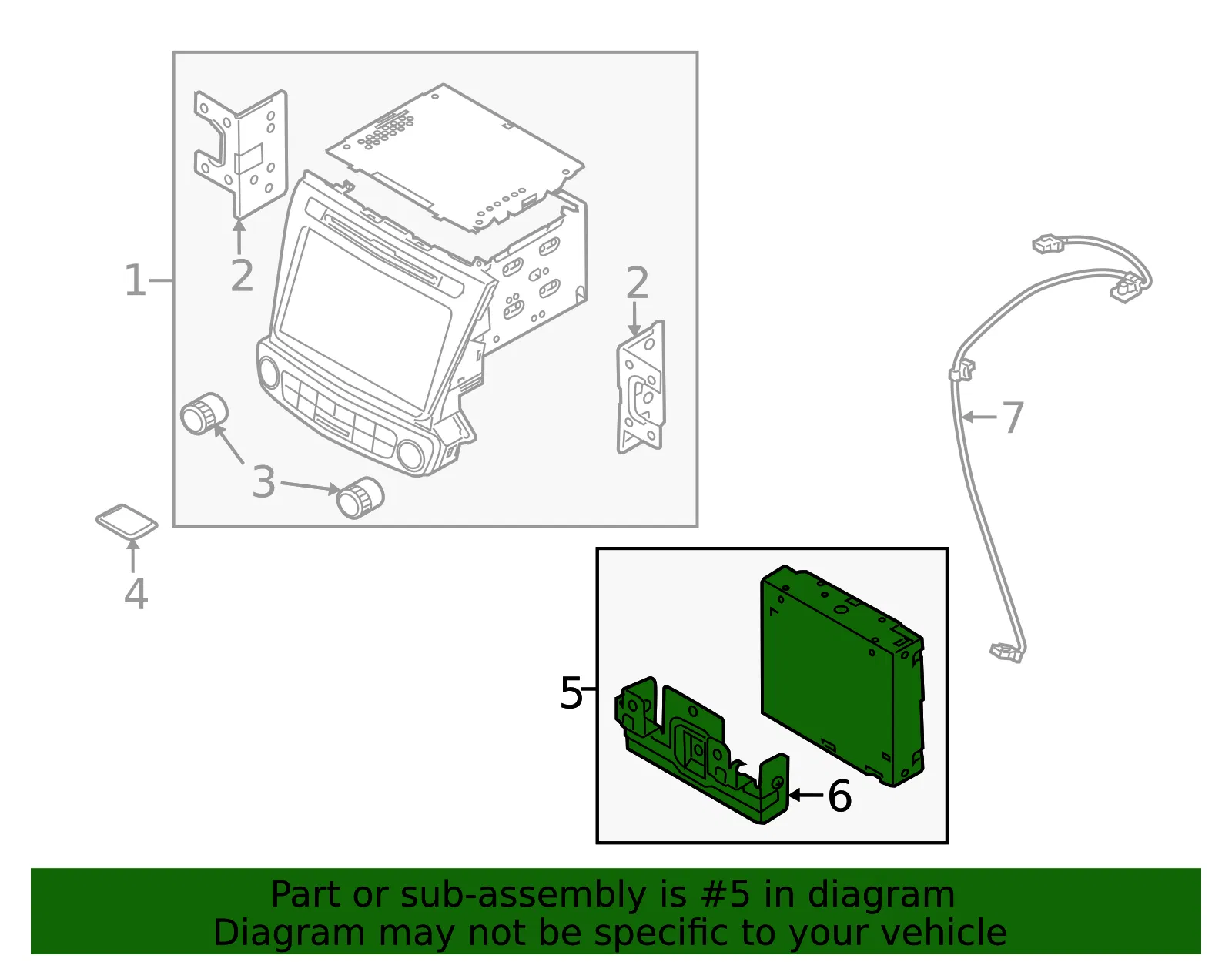Control Module - Kia (96510-1U650) - view 2