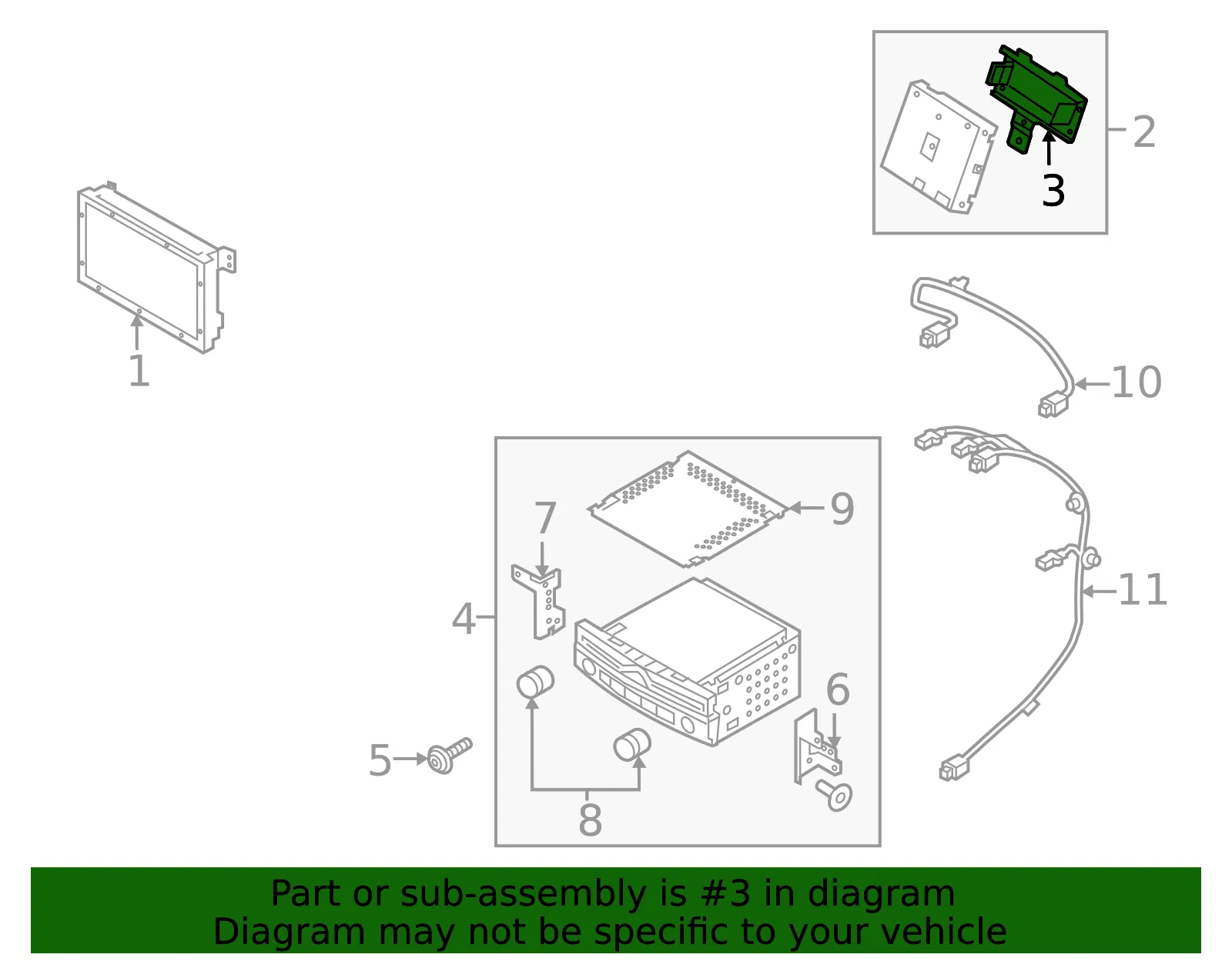Controller Bracket - Kia (96512-3T600) - view 2