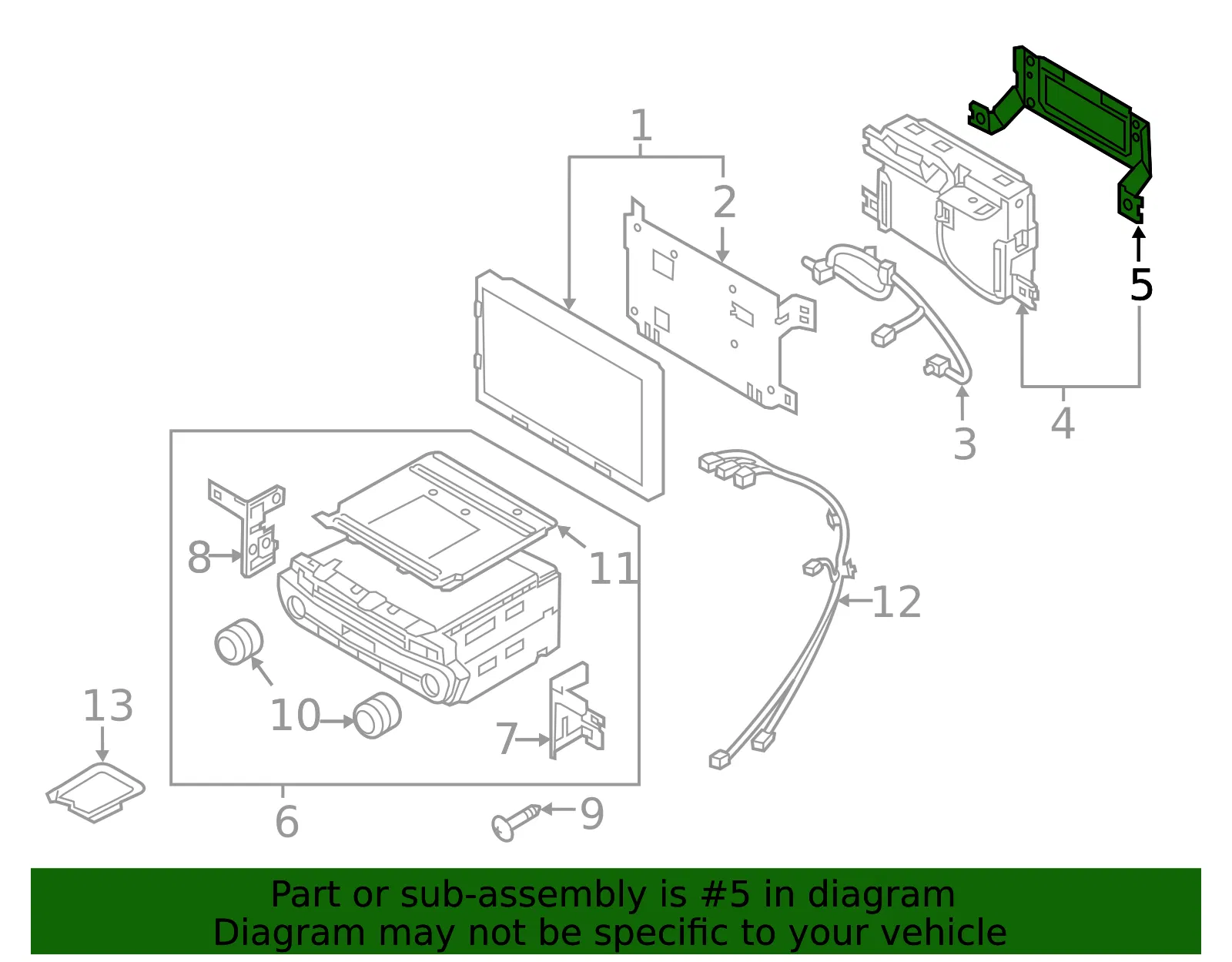 Controller Bracket - Kia (96513-3T700) - view 2