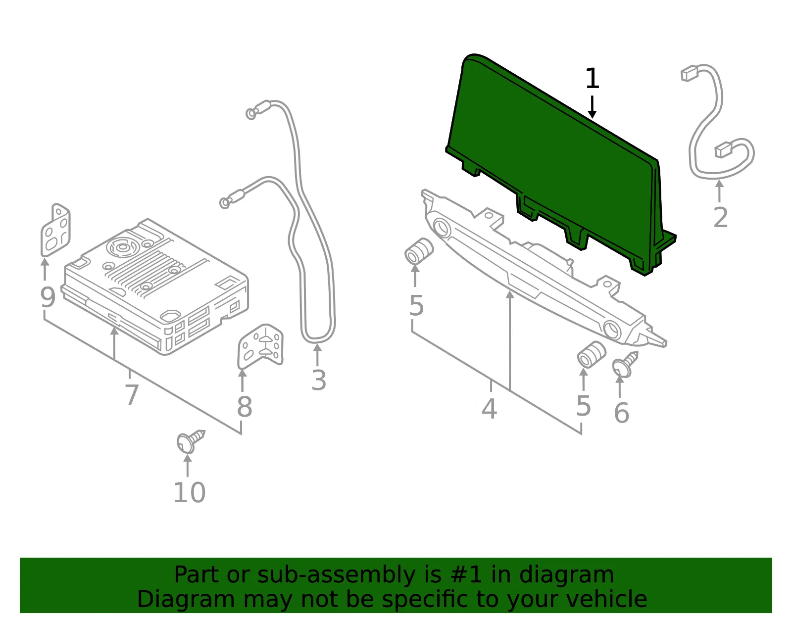Display System - Kia (96525-J6010) - view 2
