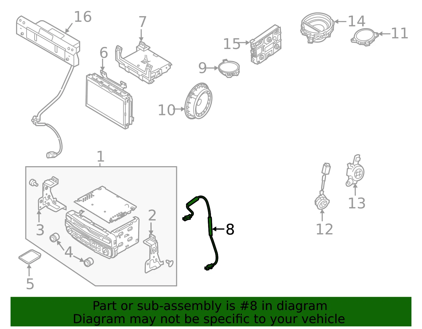 Wire Harness - Kia (96536-3R005) - view 2