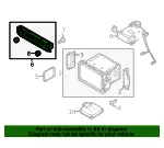 Control Switch - Kia (96540-D5BA0WK) - view 4