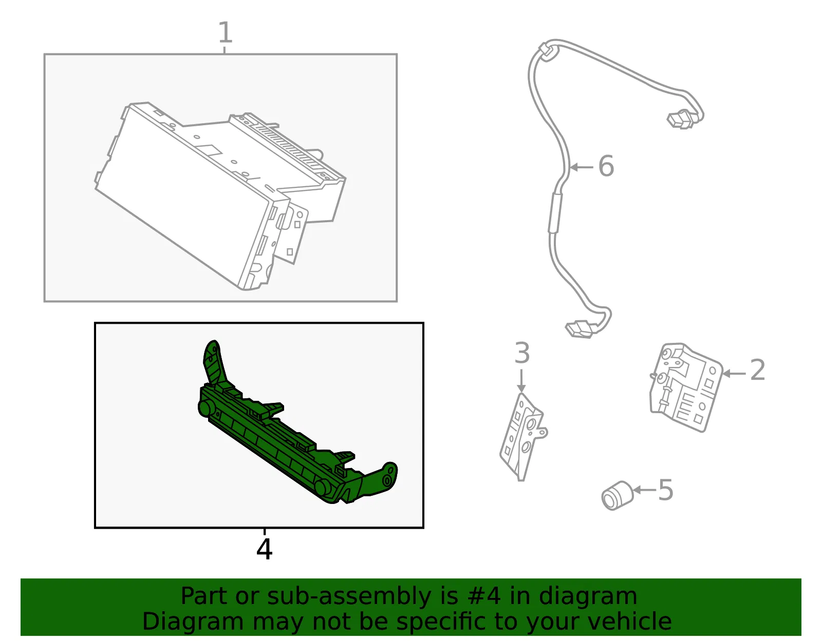 Display Switch - Kia (96540-G5200CGS) - view 2