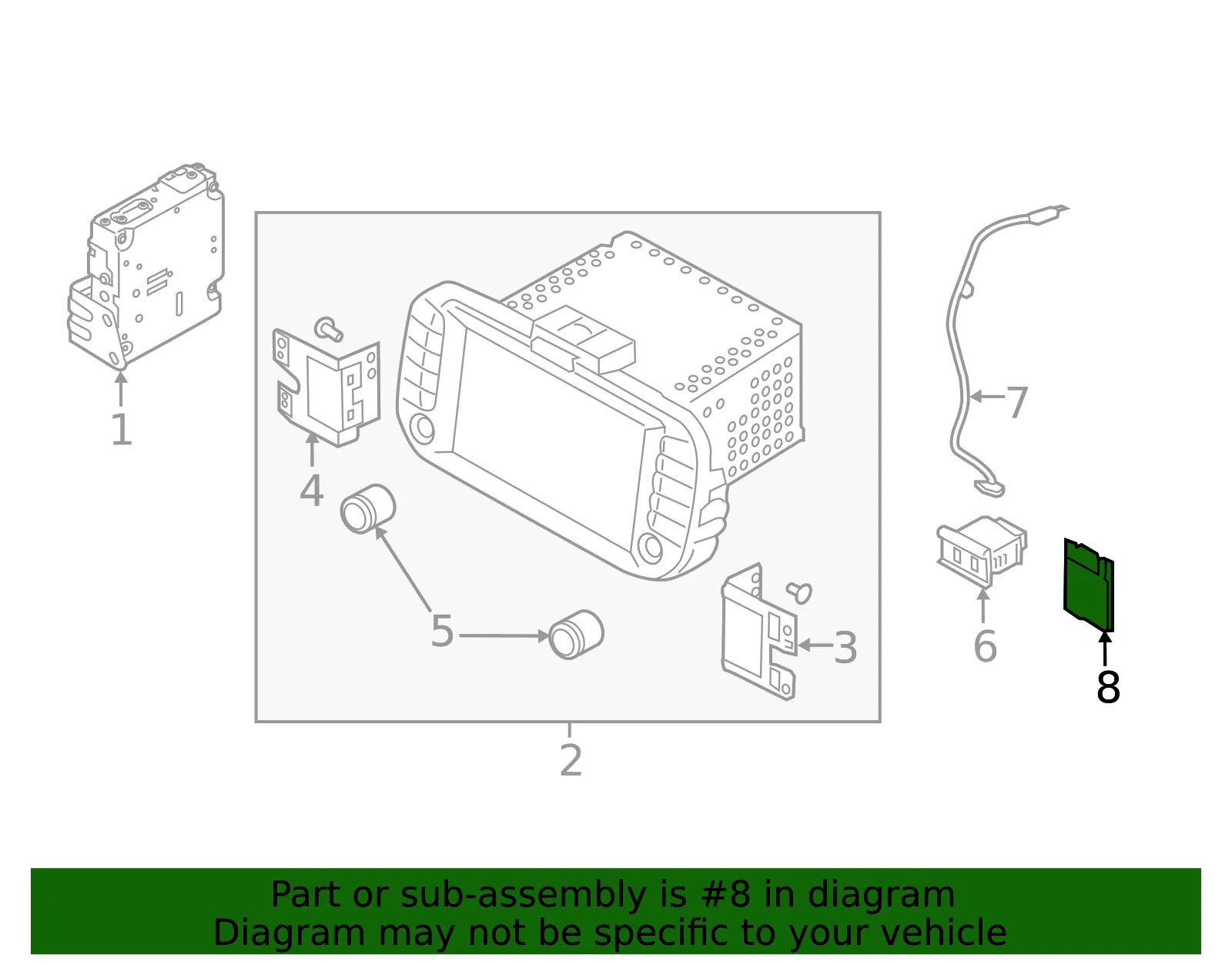 Memory Card - Kia (96554-B2354) - view 2