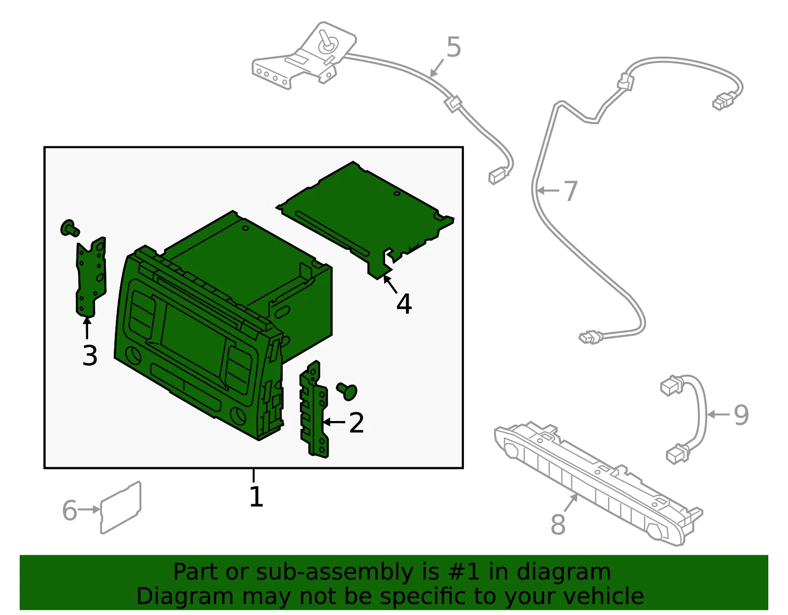 Display System - Kia (96560-A9101) - view 2