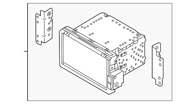 Display Unit - Kia (96560-D5420WK)