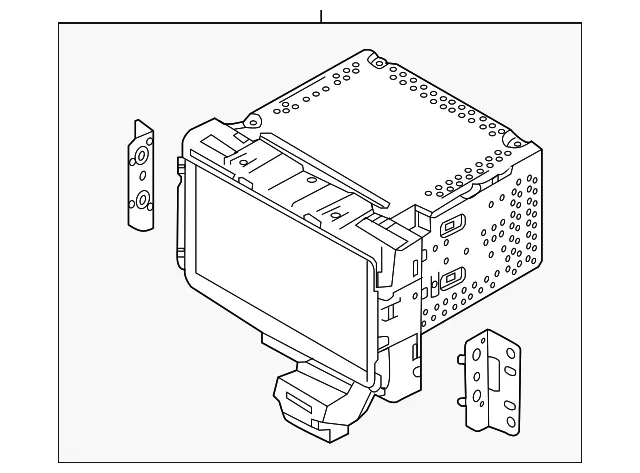 Display Unit - Kia (96560-D9151WK)