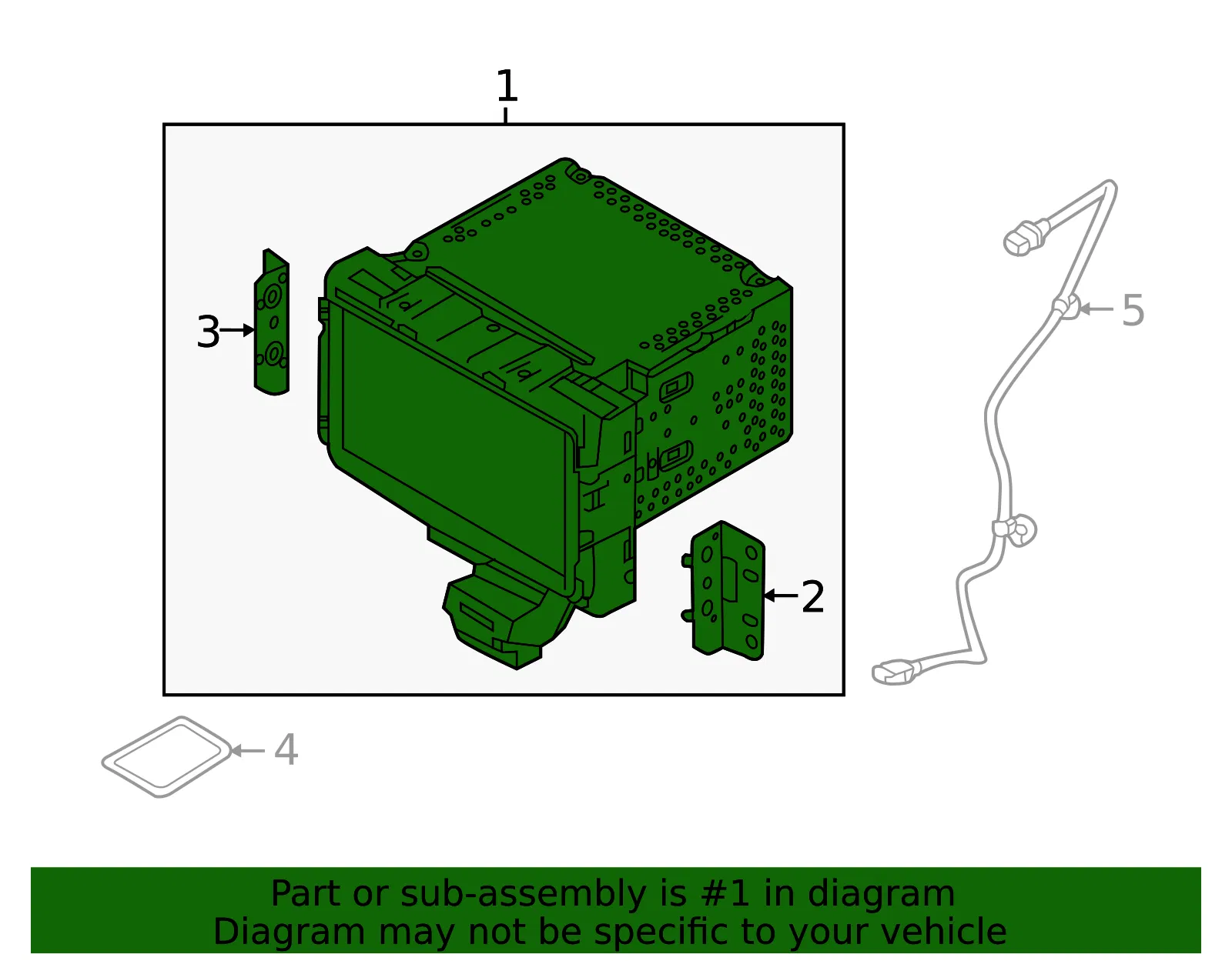 Display Unit - Kia (96560-D9151WK) - view 2