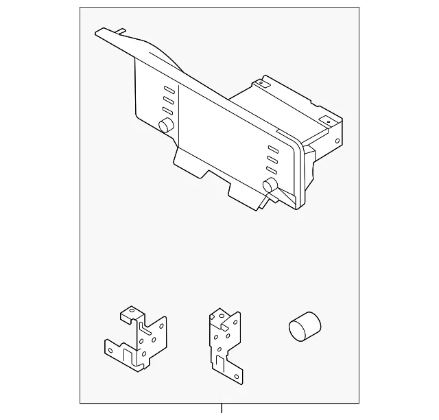 Center Display Assembly - Kia (96560-P4HA0FHL)