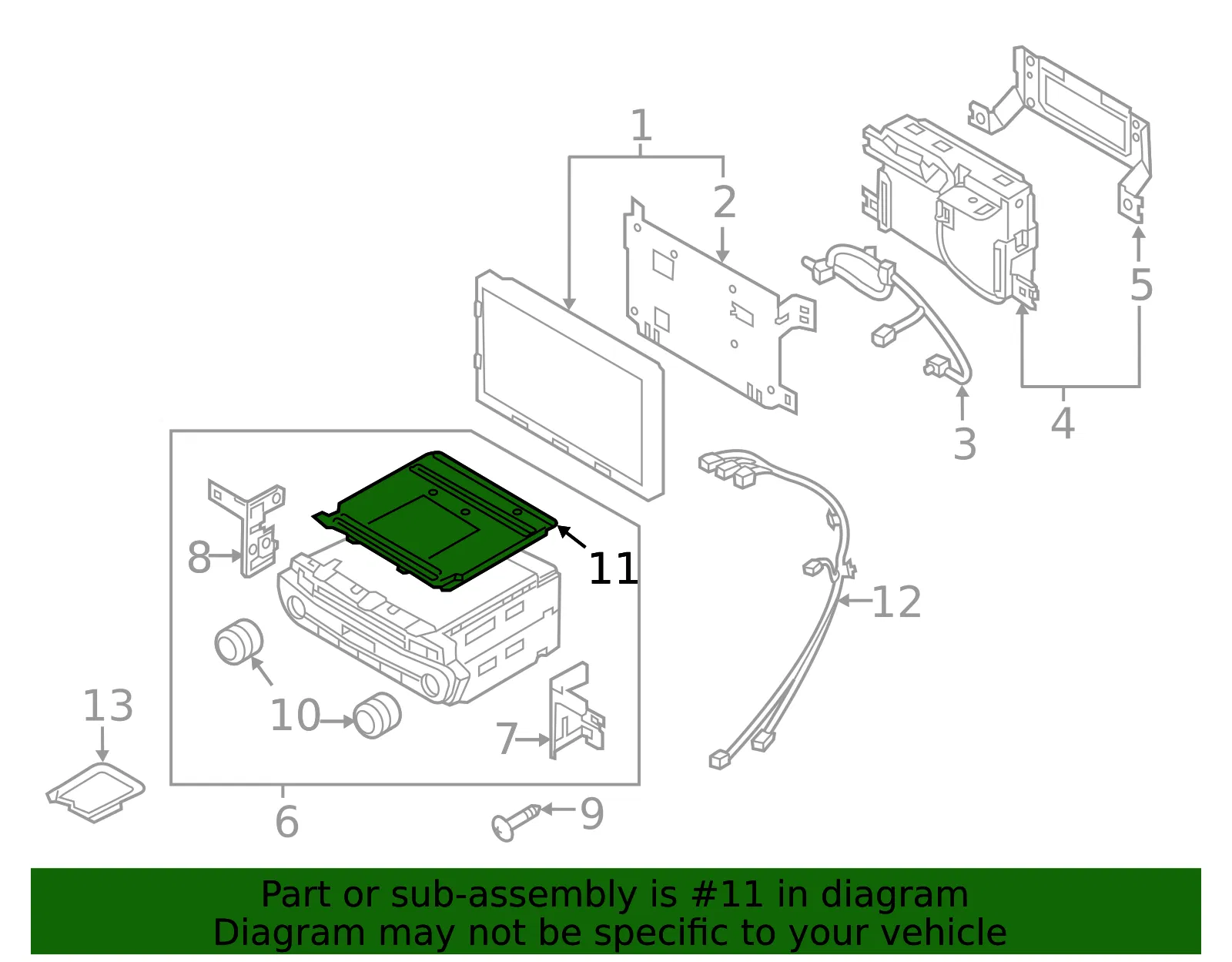 CD Player - Kia (96564-B1100) - view 2