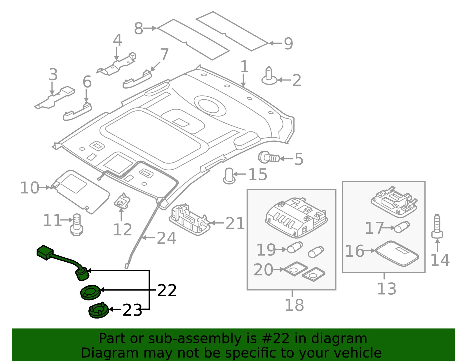 Microphone - Kia (96575-1M010) - view 2