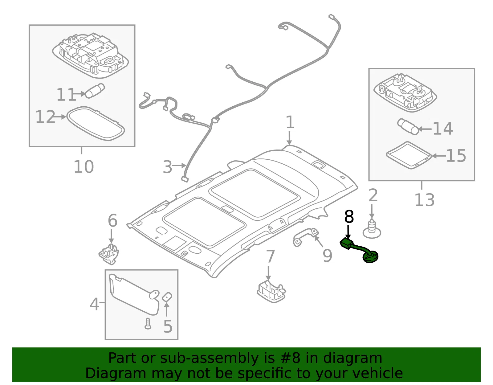 Microphone - Kia (96575-1U000J7) - view 2