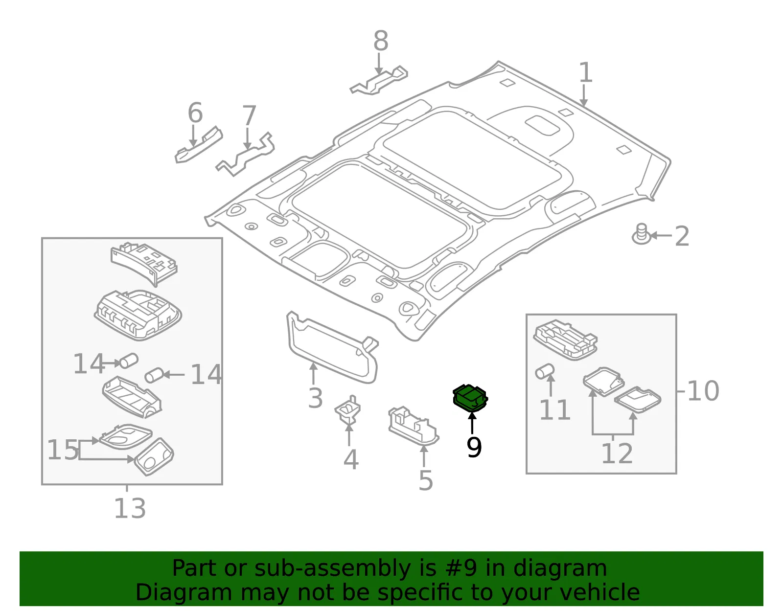 Microphone - Kia (96575-1U01087) - view 2