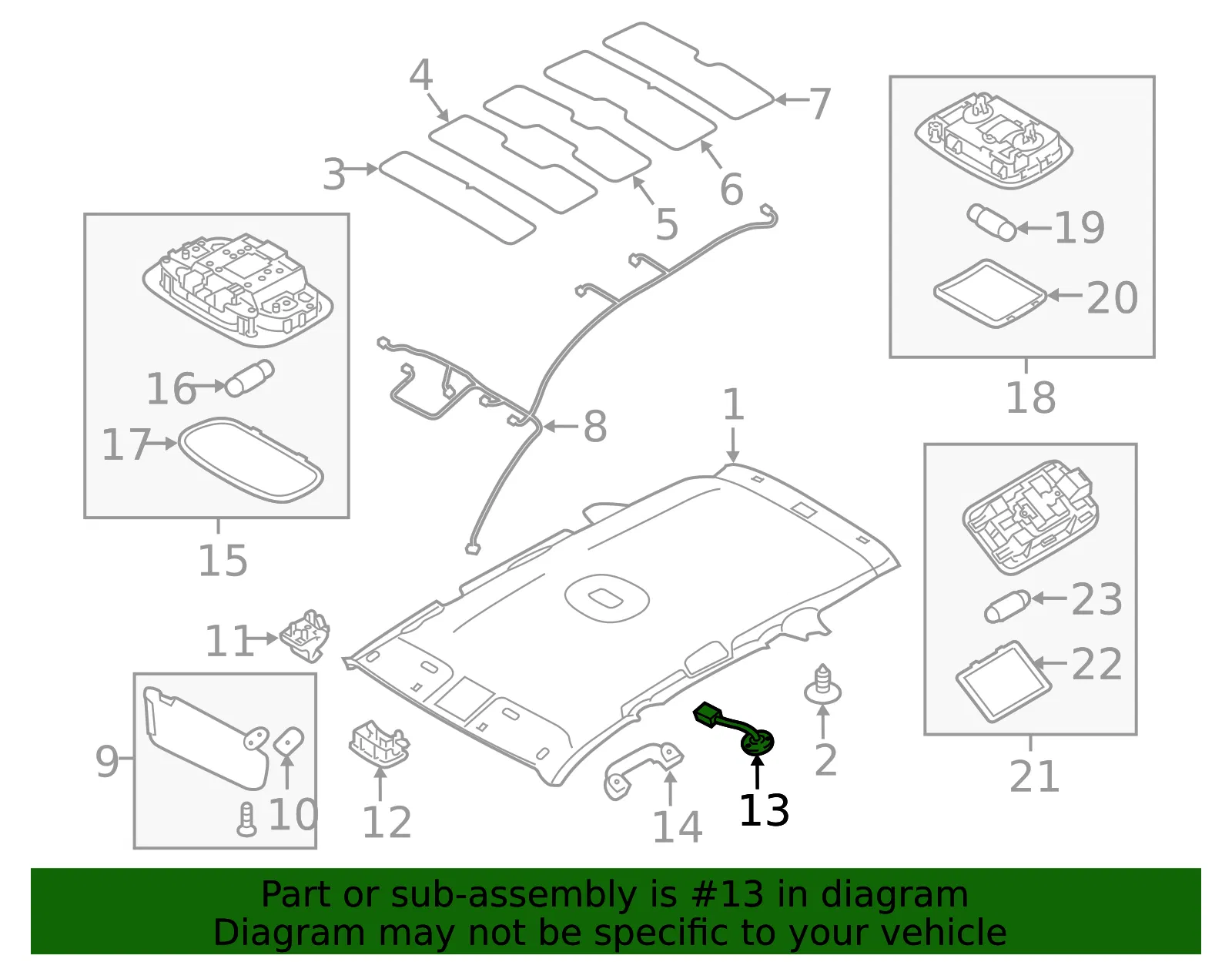 Microphone - Kia (96575-1U010J7) - view 2