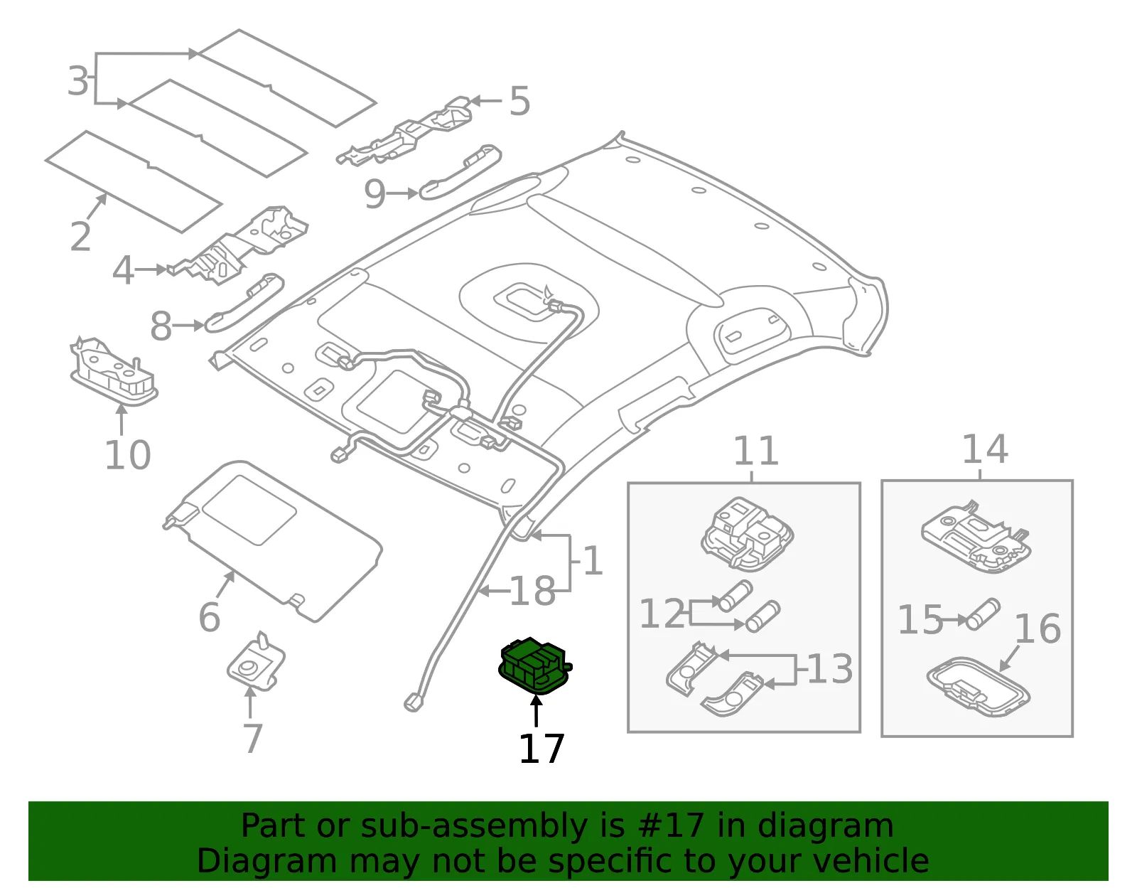 Microphone - Kia (96575-3Q500DCM) - view 2