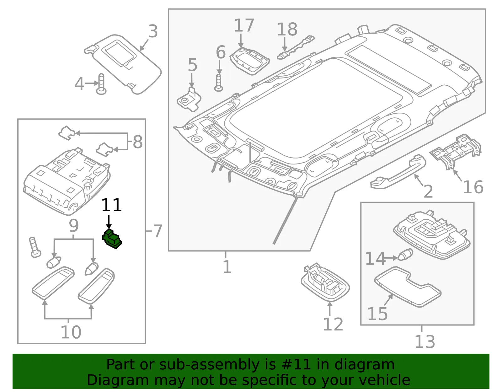 Microphone - Kia (96575-G5000HGC) - view 2