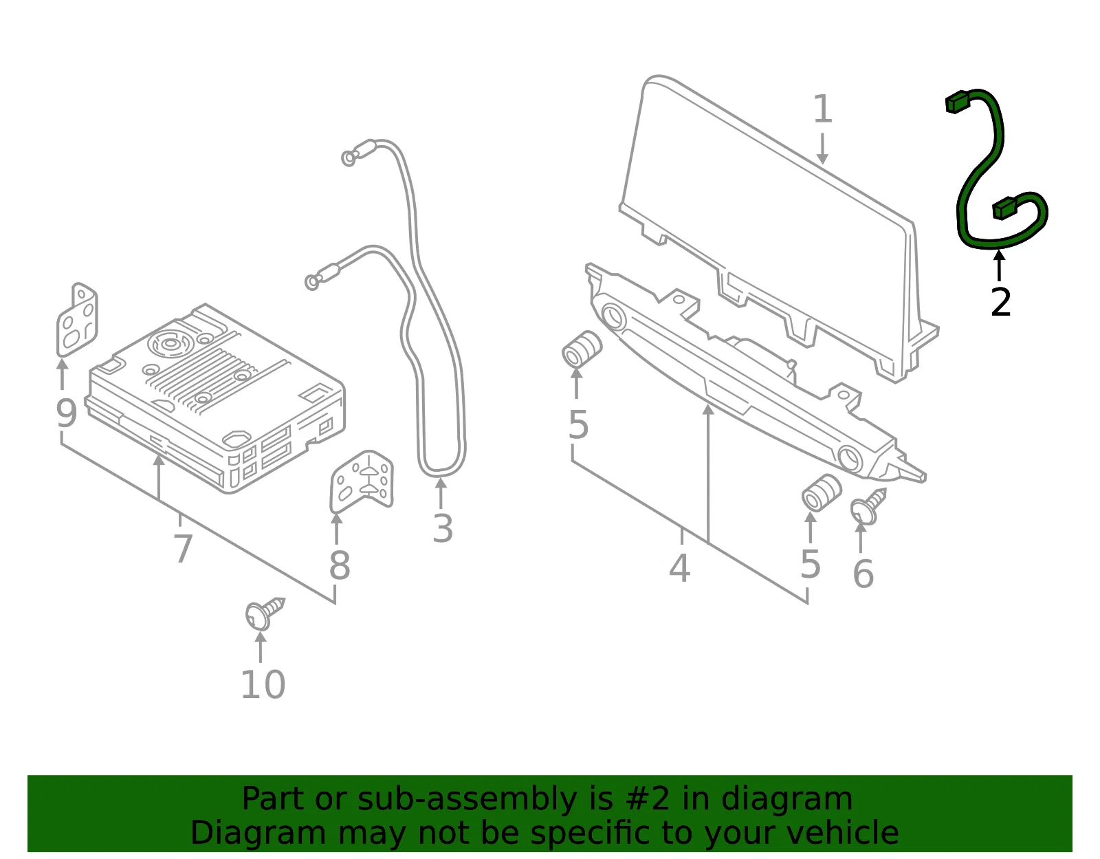 Wire Harness - Kia (96591-J6000) - view 2