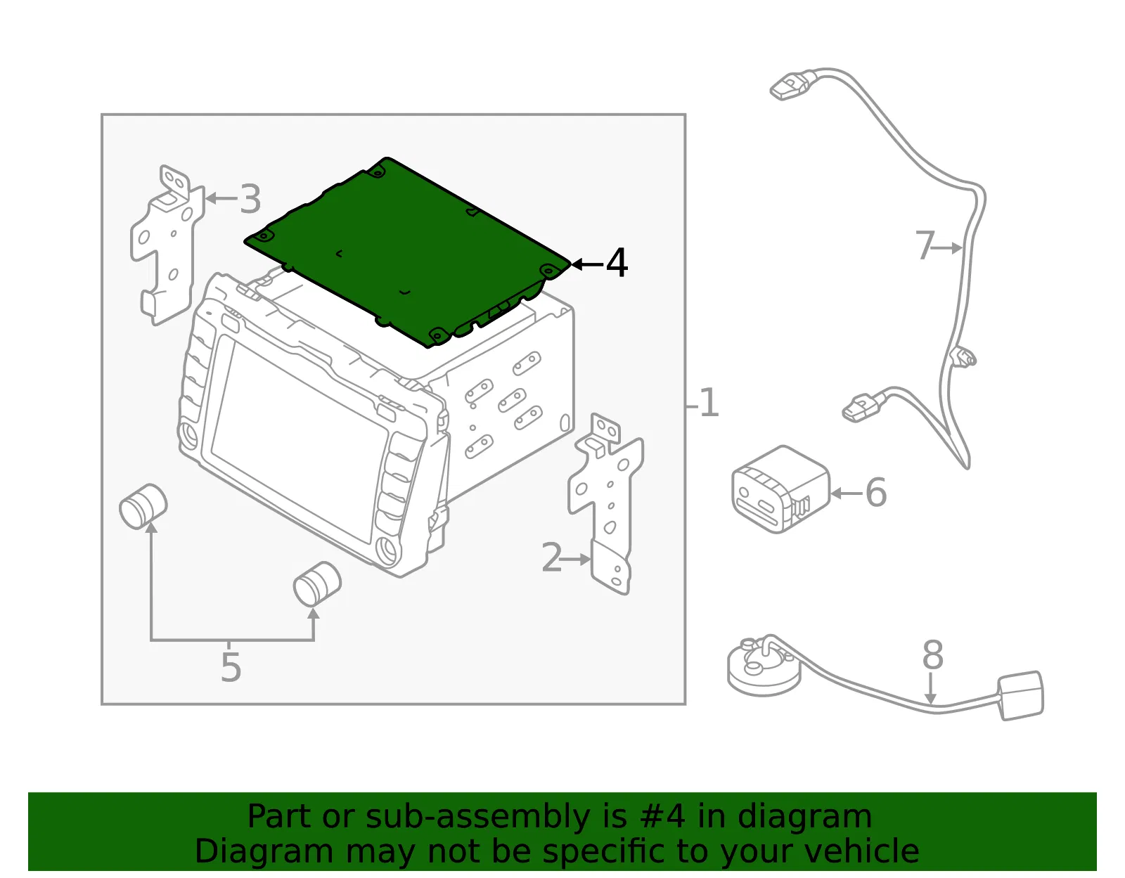 DVD Unit - Kia (965FU-6X03T) - view 2