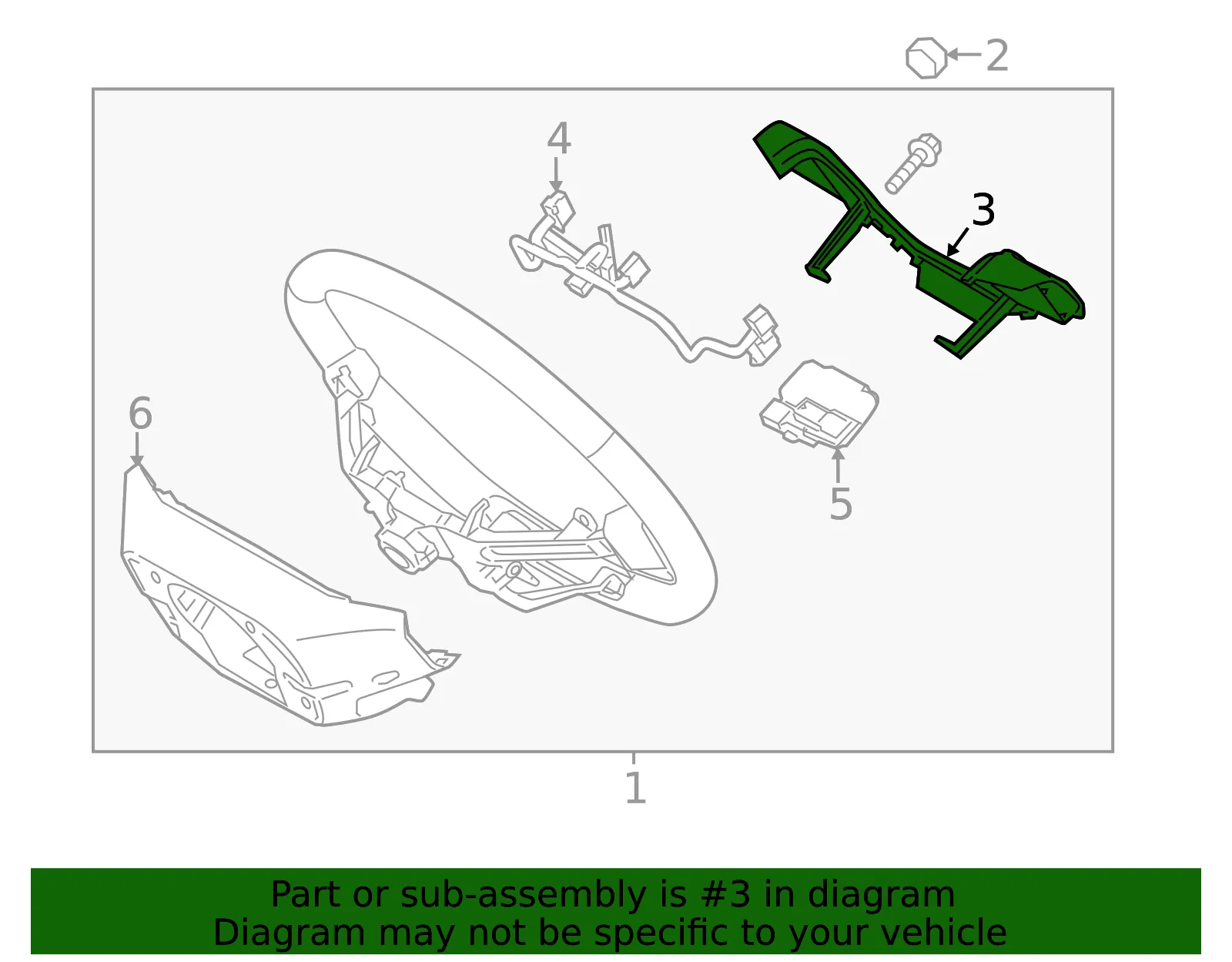 Switch Assembly - Kia (96700-2P360DAQ) - view 3