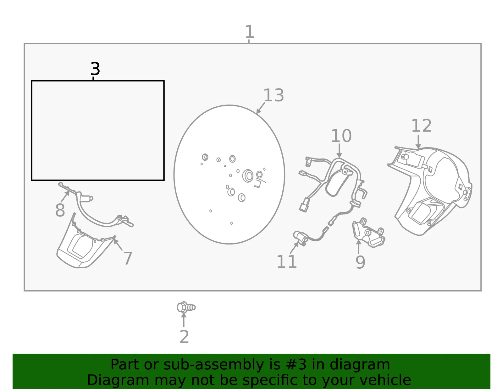 Switch Assembly - Kia (96700-P2890)