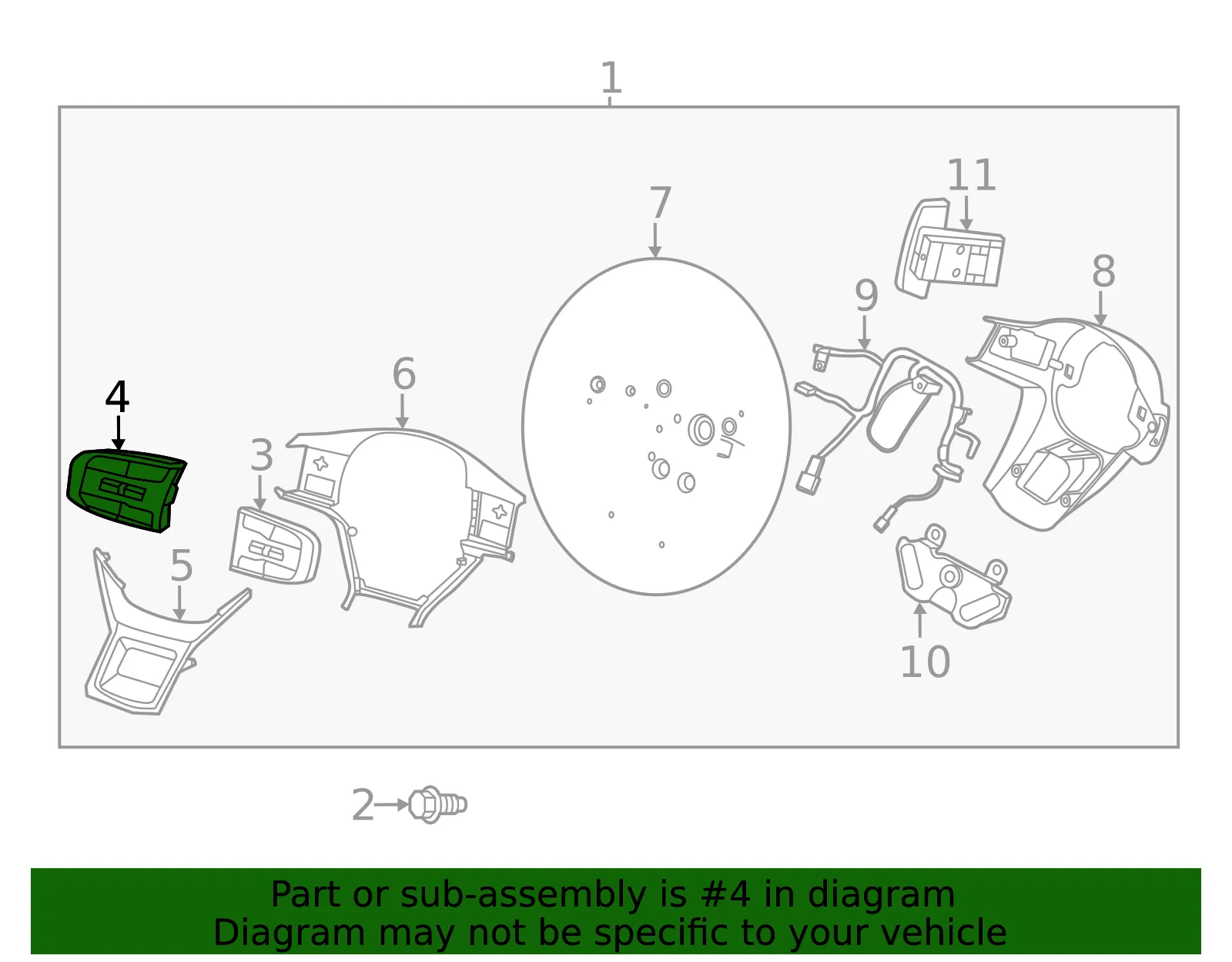 Audio Switch - Kia (96710-P1040) - view 2