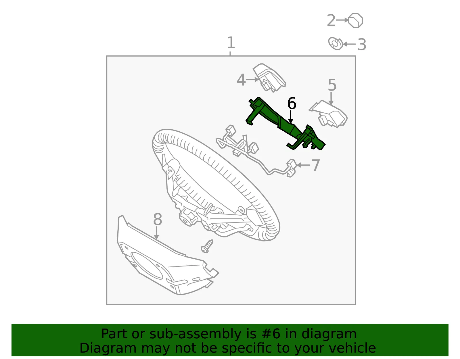 Switch - Kia (96720-2P100XMV) - view 2