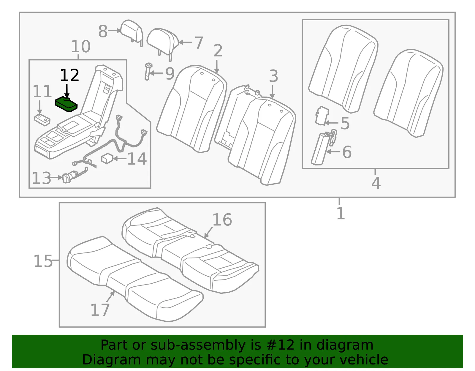 Multi Switch - Kia (96730-J6020) - view 2
