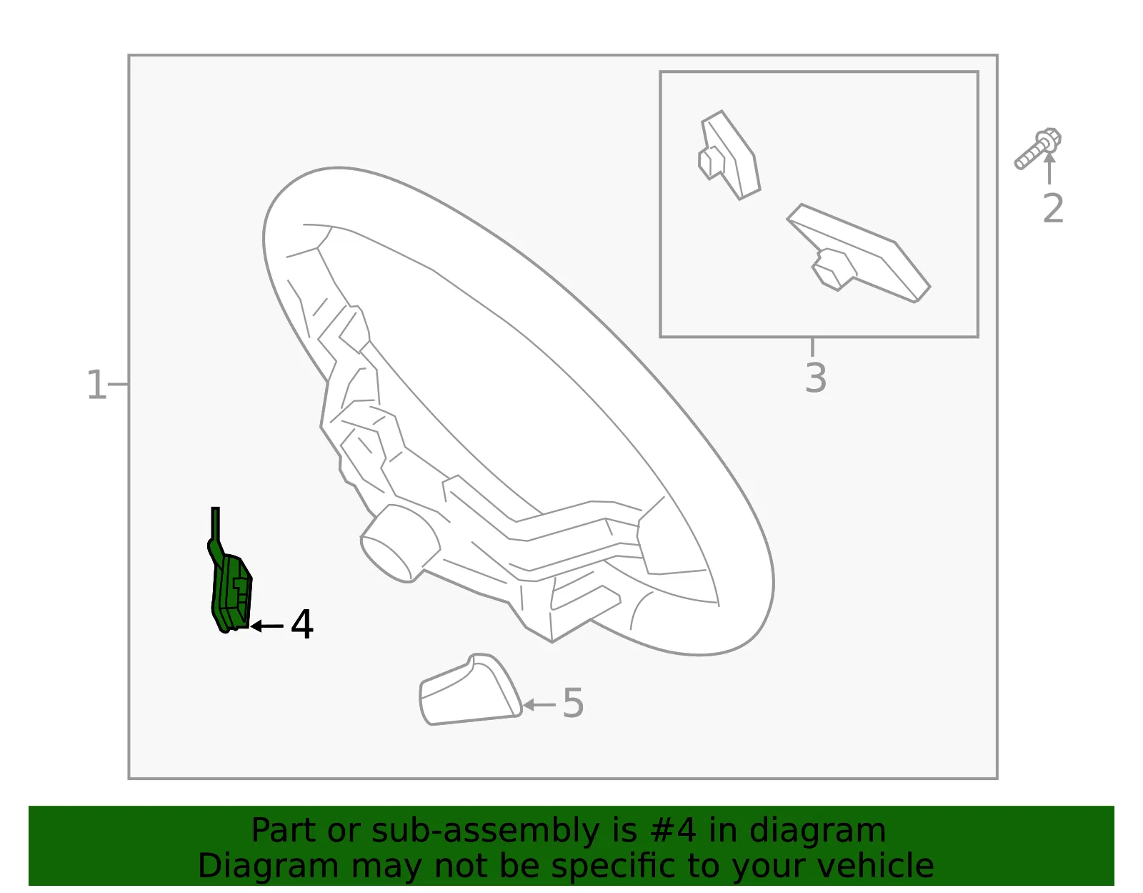 Paddle Switch - Kia (96780-M6000) - view 2