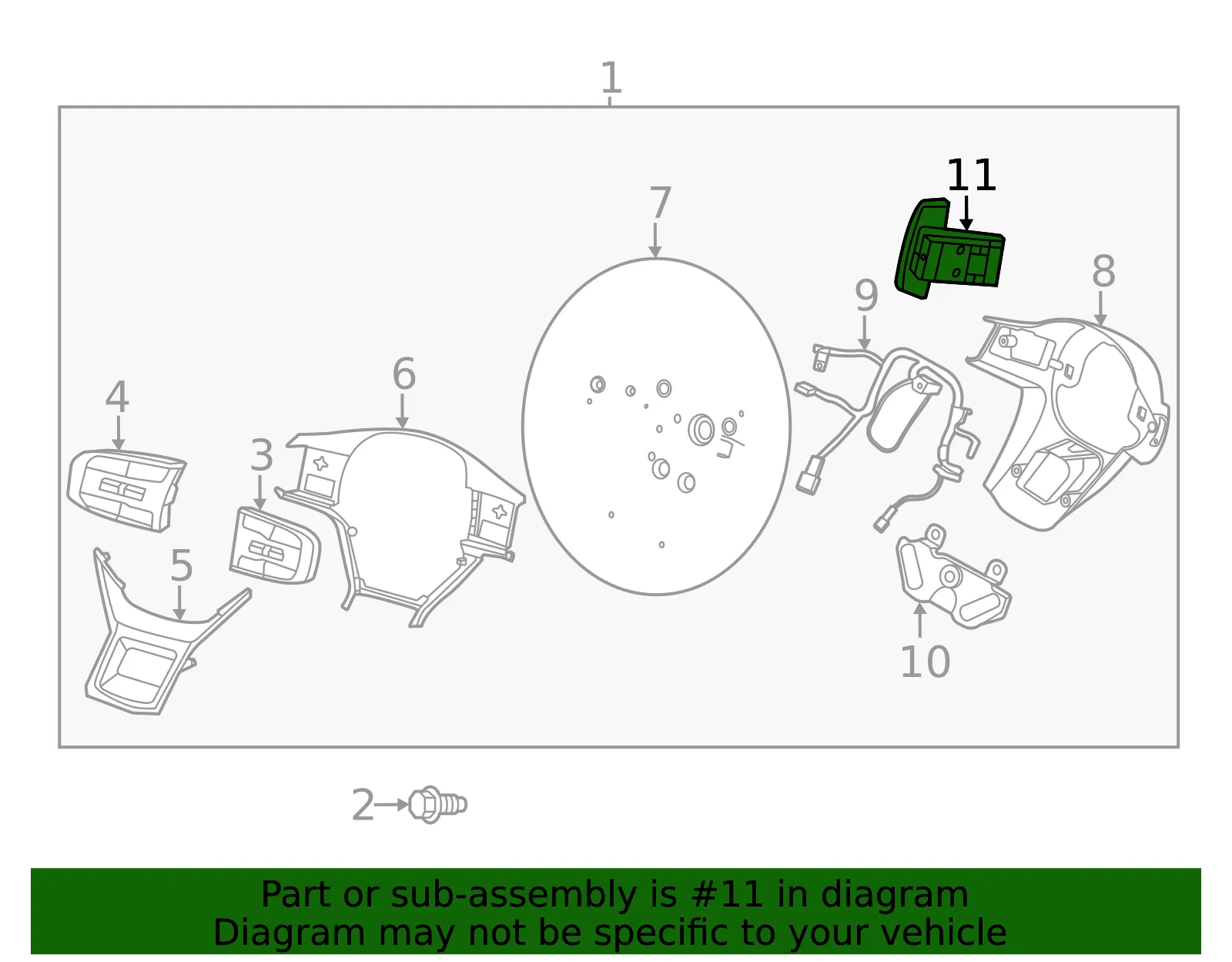 Paddle Switch - Kia (96780-P1000) - view 2