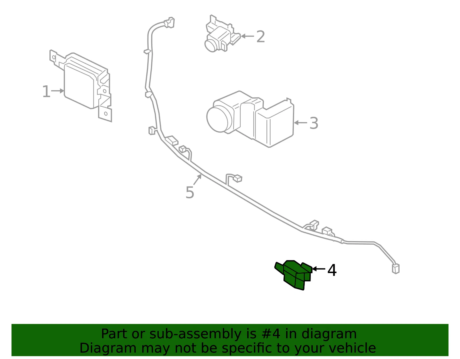 Ambient Temp Sensor - Kia (96985-0X000) - view 2