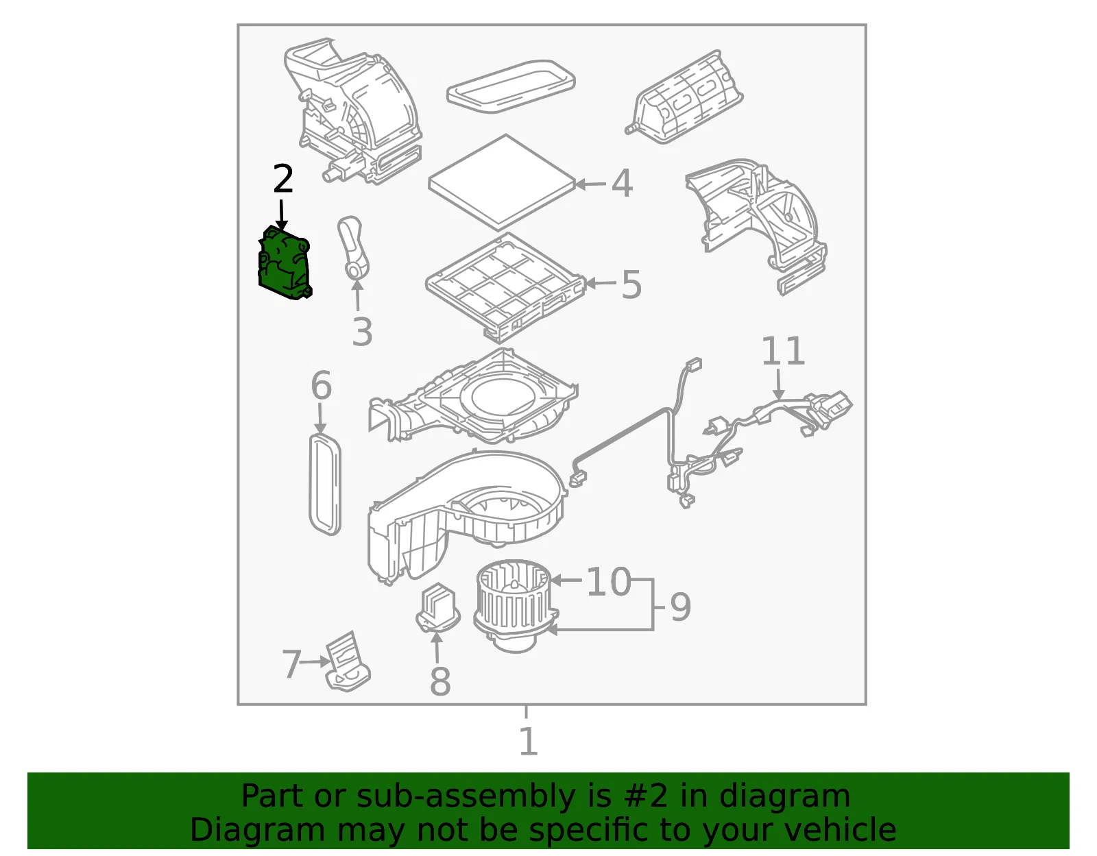 Actuator - Kia (97124-1F200) - view 2