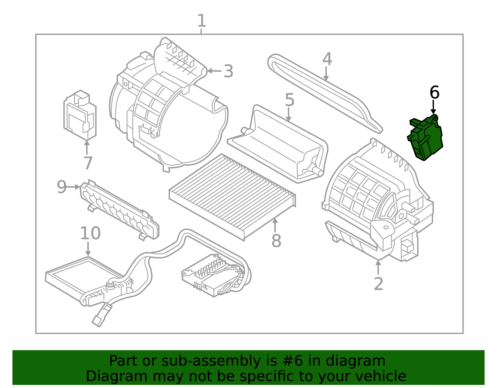 Actuator - Kia (97124-E4000) - view 2