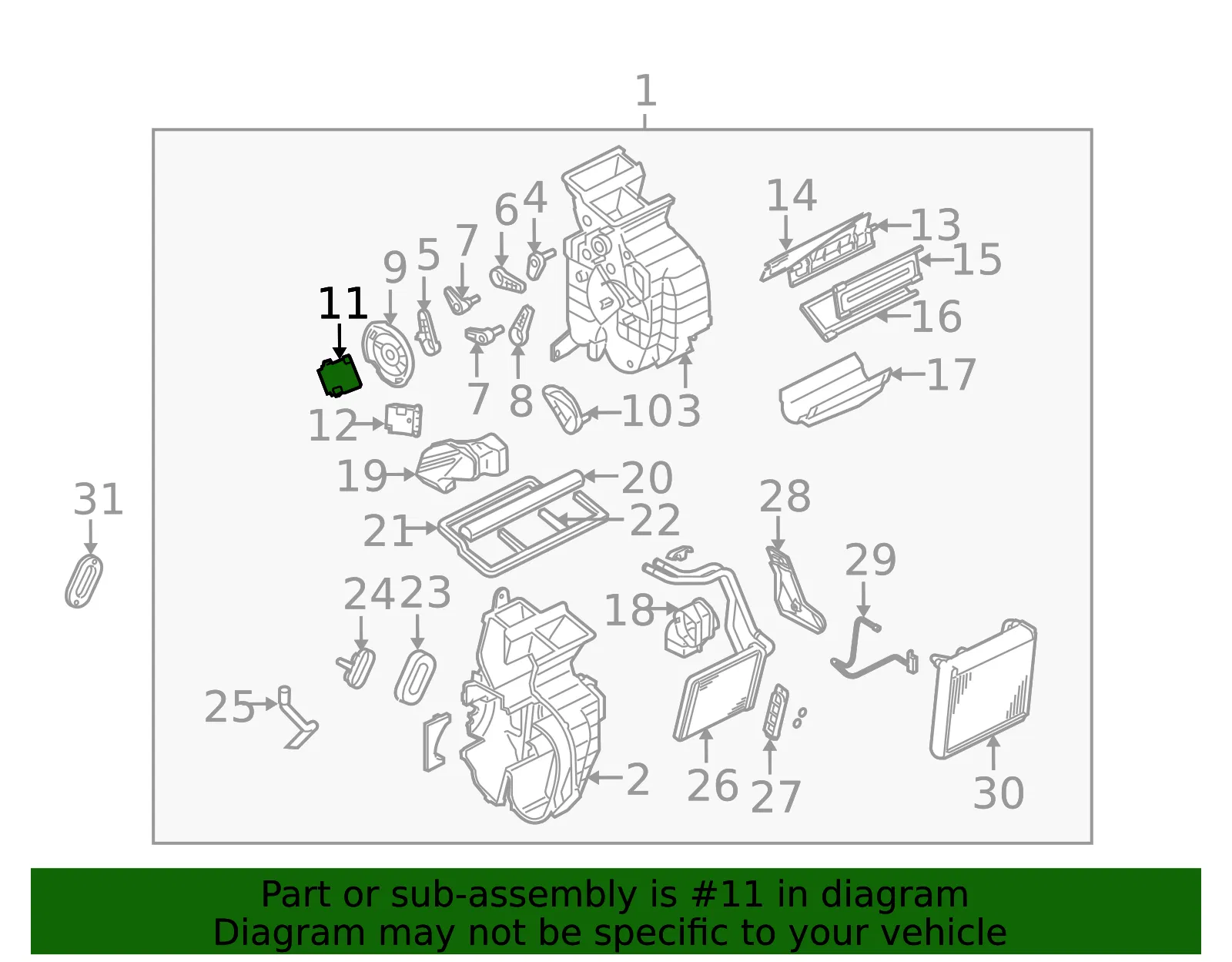 Actuator - Kia (97154-2F000) - view 2