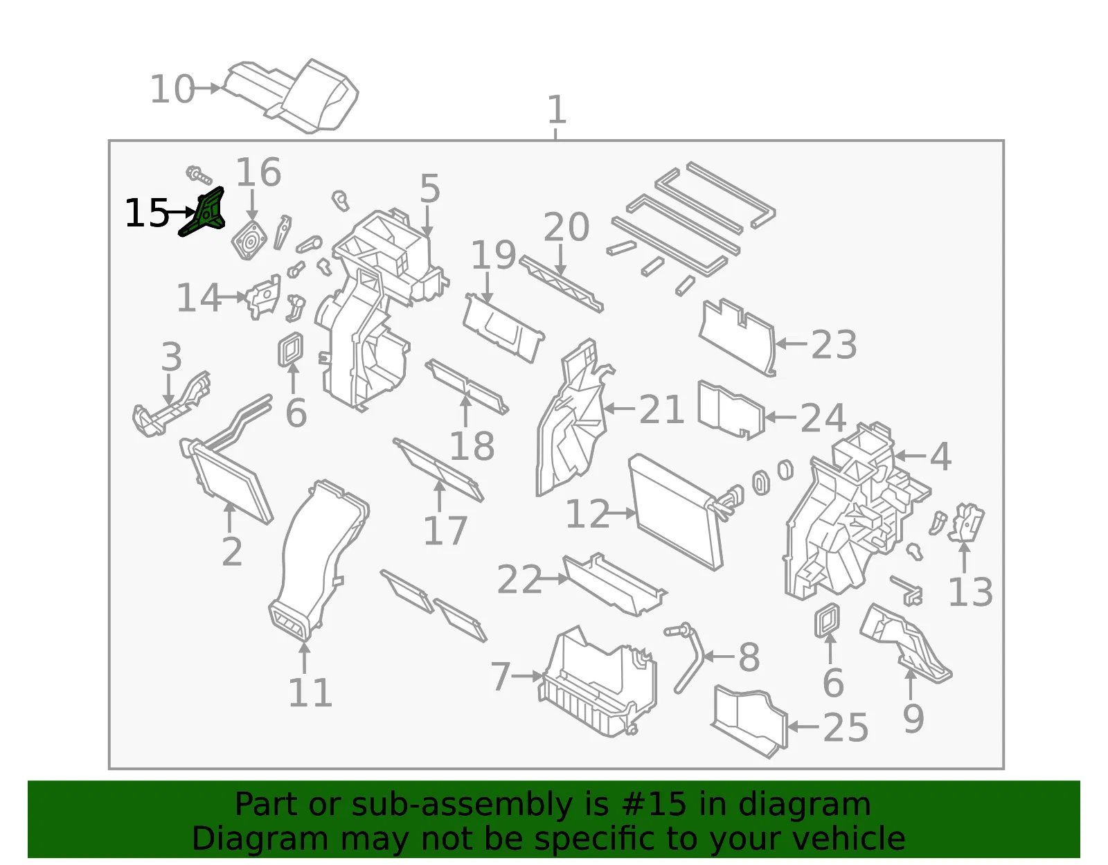 Actuator - Kia (97154-3K000) - view 2
