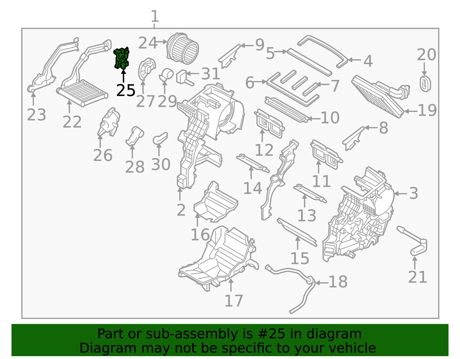 Actuator - Driver's Side (LH) - Kia (97154-E4000) - view 2