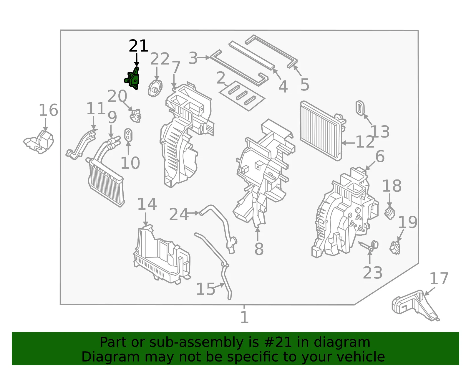 Actuator - Kia (97154-P2000) - view 2