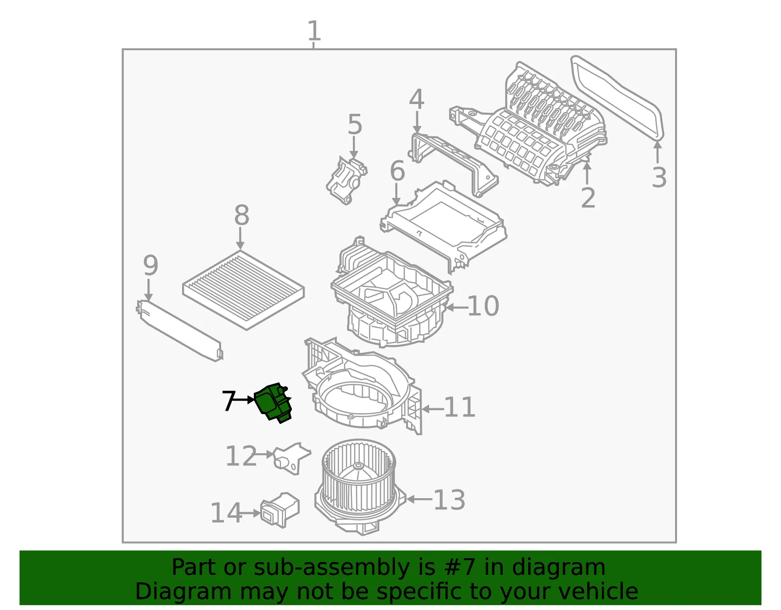 Generator - Kia (97155-D1000) - view 2
