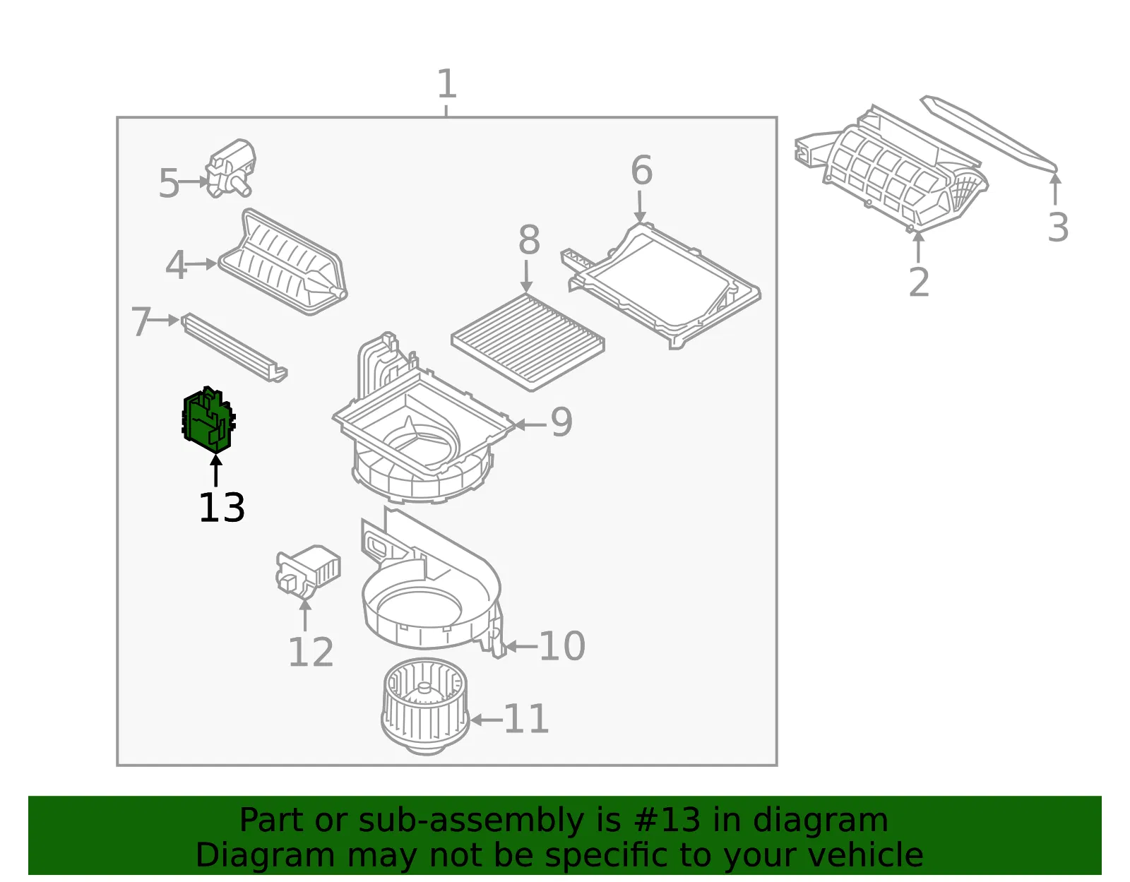 Generator - Kia (97155-F6000) - view 2
