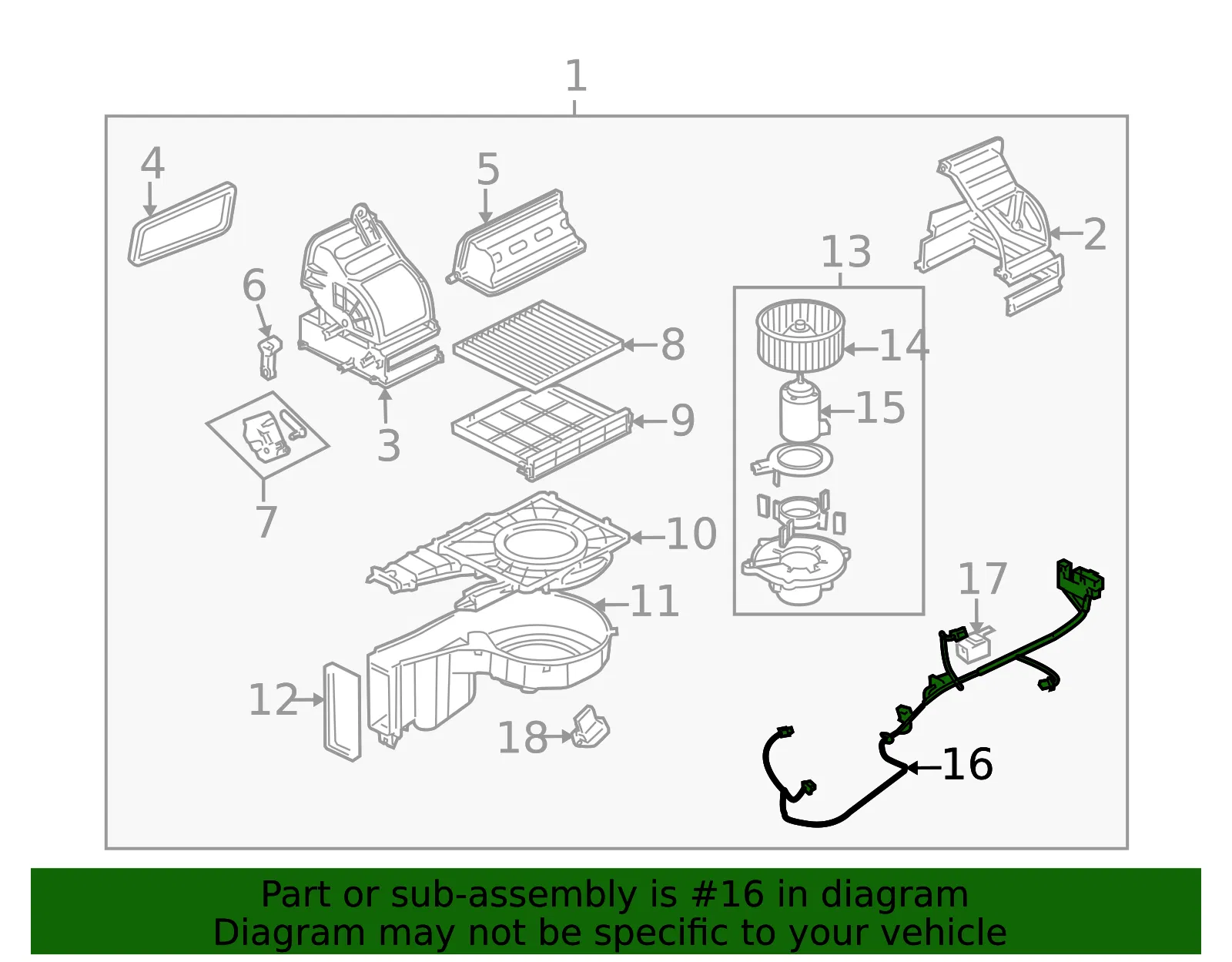 Wire Harness - Kia (97176-2F250) - view 2