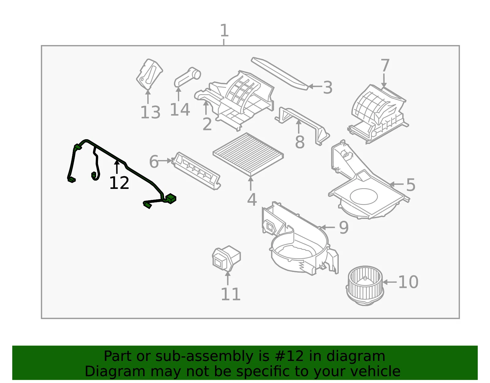 Wire Harness - Kia (97176-2J000) - view 2