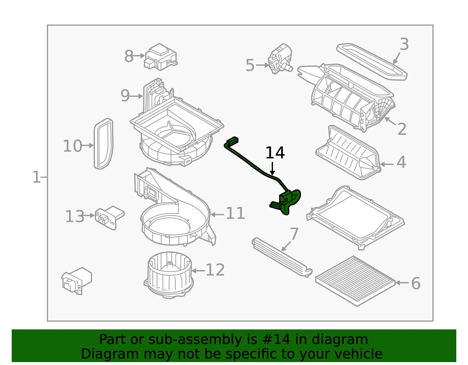 Wire Harness - Kia (97176-4D101) - view 2