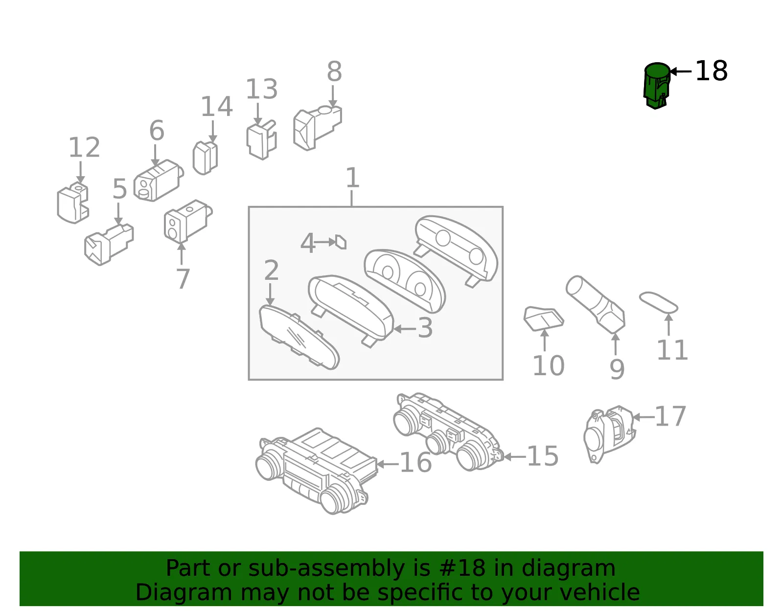 Sentinel Sensor - Kia (97253-2F300) - view 2