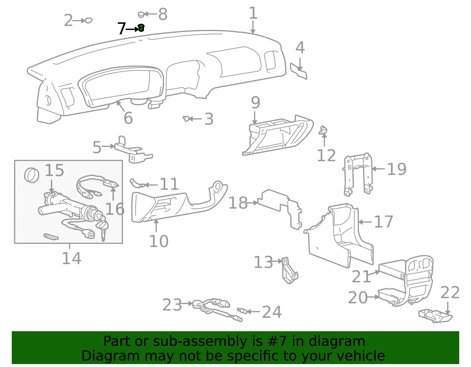 Sensor - Kia (97253-38000) - view 2